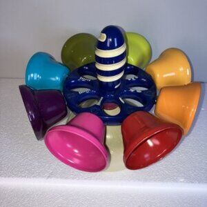 Battat B Toys Musical Bells Carousel Piccolo 9" Diameter-No Mallet-Music Note